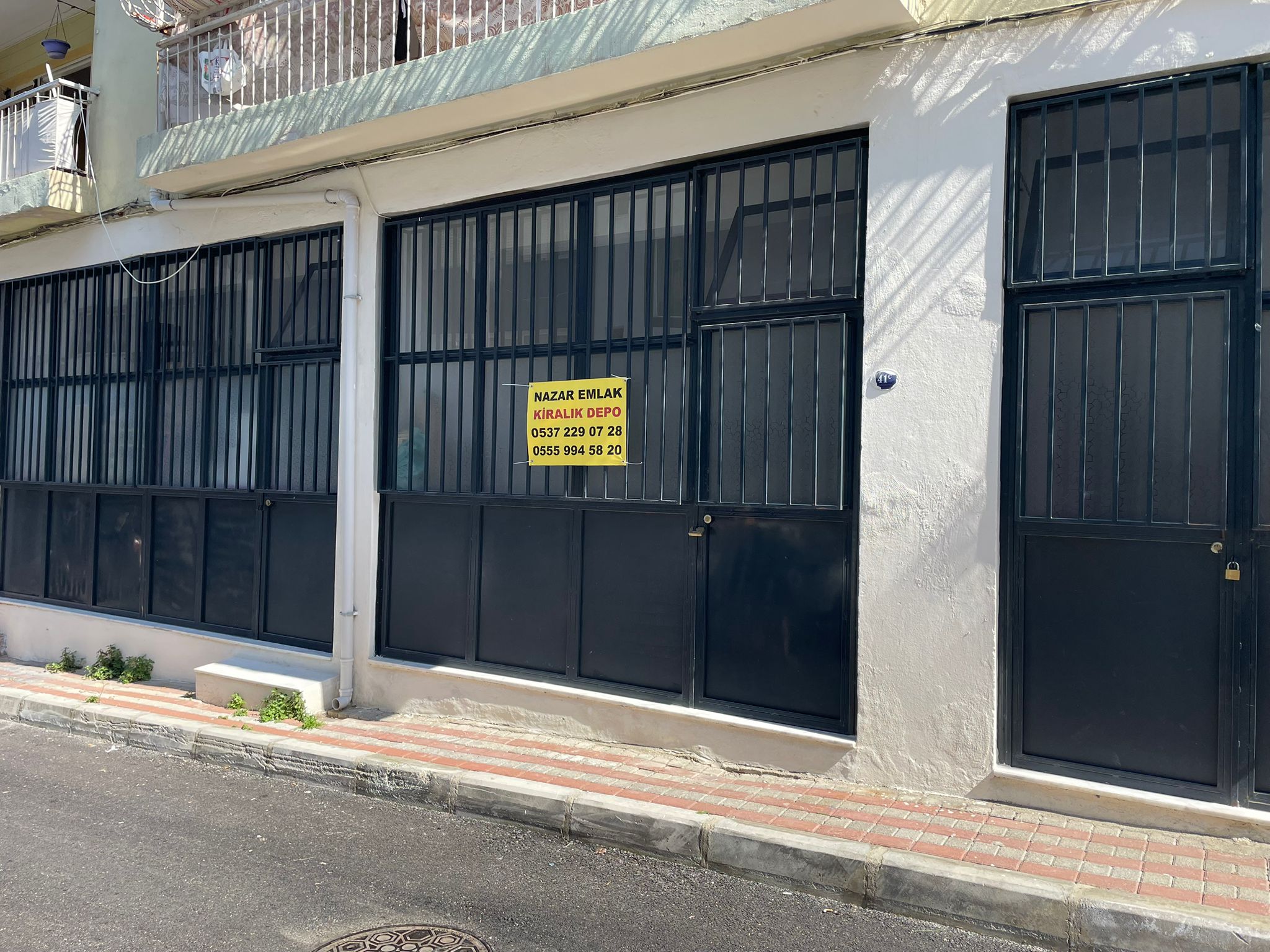 Üçkuyular'da kiralık depo